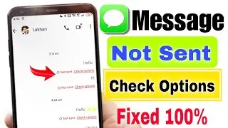 Message not sent check options problem | Not sent check options sms problem | Message not send