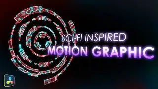 Sci-fi Inspired Motion Graphic in Davinci Resolve! | MFX