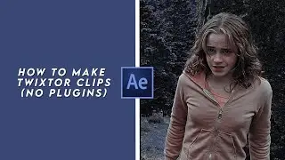 How to make twixtor clips in after effects (No plugins)