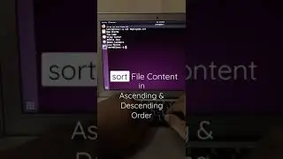 sort command in Linux | short lines of text files