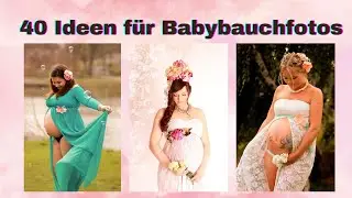 40 Ideen für schöne Babybauchfotos | Babybauch-Shooting | Julia May Artwork