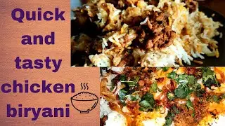 చికెన్ దమ్ బిర్యానీ | Quick and tasty chicken biryani | Hyderabad biryani | bayyas vlog | biryani |