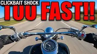 16 MILES at WARP SPEED on My Honda VTX 1300!
