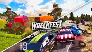 WRECKFEST: EL JUEGO PENSADO EN HACERTE MIL PEDAZOS #gameplay #wreckfest