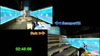 Portal 2 - Co-op speed run (Chapter 3)