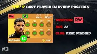 DLS 24 | TOP 5 BEST PLAYERS AT ALL POSITIONS!🥇🔥FT. MESSI, COURTOIS, HAALAND, DE BRUYNE...etc