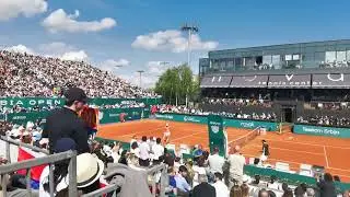 Novak Djoković vs Karen Khachanov tweener | Belgrade 2022 Semifinals