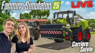 ENSILAGE TOUS ENSEMBLE ! FARMING SIMULATOR 25 !