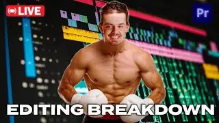 🔴 LIVE - Adobe Premiere Pro Tutorial: How To Edit A Sports Commercial (FINAL EDITS) 