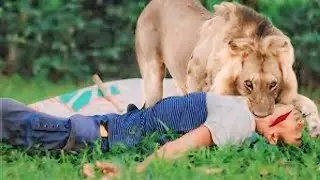 Lion Attack Man in Forest| lion Attack Hunter | Lion Attack stories|