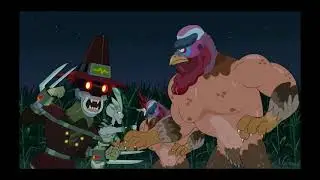Predator Turkey Feast | Turkey Slaughter  | Rick and Morty Season 5 Episode 6