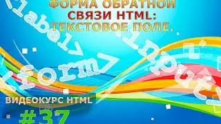 Форма обратной связи HTML: Текстовое поле. #37