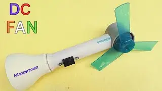 pvc pipe से बनाया dc fan 😨 How to make dc motor fan at home | @dcmotorfan