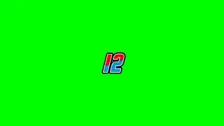 Green Screen Huruf - 01 Sampai 12