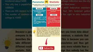 Learn English Vocabulary - Parameter vs Statistic #english #englishvocabulary #vocabulary
