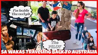 PINAPASOK KAMI NG PILOT SA LOOB NG COCKPIT + UWIAN NA SA AUSTRALIA