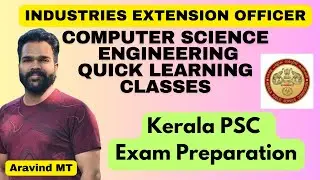 Industries Extension Officer Exam Preparation Class-3 || Kerala PSC Exam || IEO || Computer Science
