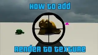 How to add render to texture video script in bge