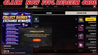 FFPL 3 Redeem code for everyone  || How to redeem code free fire