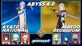 C1 Ayato National & C0 Albedo Geobloom | Spiral Abyss 4.0 | Floor 12 9 Stars - Genshin Impact