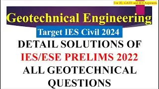 IES Civil Engineering || IES/ESE 2022 PRELIMS || IES PREVIOUS YEAR QUESTIONS | PYQ | IES/ESE Civil