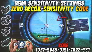 NEW UPDATE 3.4 !!🔥BEST SENSITIVITY CODE+CONTROL SETTINGS BGMI/PUBG MOBILE | BGMI AFTER UPDATE 3.4