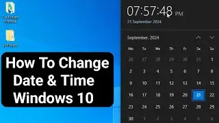 How to set Date and Time in Windows 10
