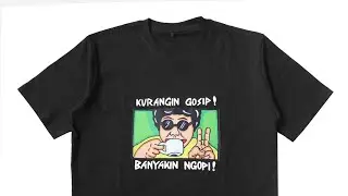 NTZN Kurangin Gosip Banyakin Ngopi - Kaos Unik Viral