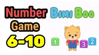 Game Number 6-10 - 123 Learning Game Bimi Boo