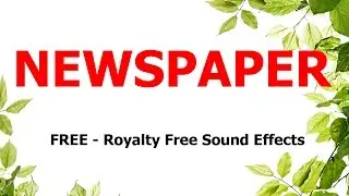 FREE - Royalty free Sound effects / NEWSPAPER