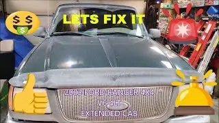 2003 FORD RANGER 4x4 FRONT WHEEL BEARING HUB REPLACEMENT AND NEW FRONT PADS