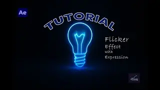 Flickering Bulb Effect in After Effects | Easy Expression Tutorial ✨