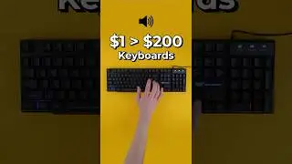 $1 vs $200 Keyboard Sounds 