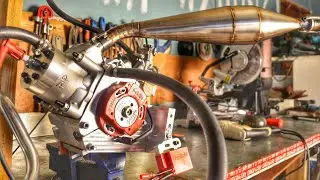 Starting the Worlds Most Powerful Two Stroke again - 100% Wide Single Port, FU*K U!
