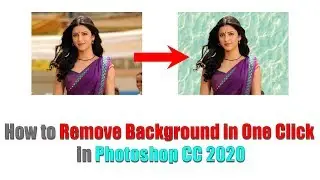 How to Remove Background in One click in Photoshop CC 2020 | THE IMAGING