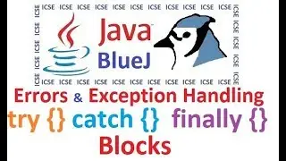#26 Type of Errors and Exception Handling  in java - Class 10 Computer Applications