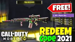 *New* M16 free skin | Cod Mobile FREE redeem code 2021 | Cod Mobile Garena