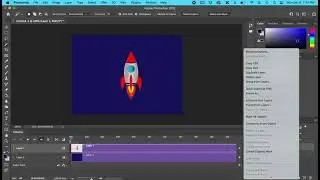 How to create a simple keyframes animation in photoshop