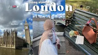 London vlog🇬🇧🍂💂🏻 | Big ben, Buckingham palace, Green Park, Blank Street matcha, trying Wingstop.