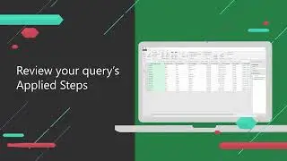 Review your Query's applied steps in Excel | Excel Short Clip | Tutorial | 