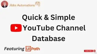 Create a YouTube Channel Database with this FREE tool!