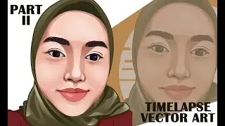 Timelapse Vector Art Part 2 || Photoshop