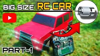How to make a big size rc car 🚗 1:8 scale || #diy rc car || how to make rc car 🚗
