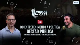 Vicente Perrone - Do entretenimento a política/gestão pública AO VIVO