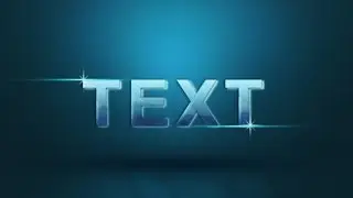 Tutorial Photoshop cs5 3D Text Glass