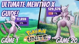 Mewtwo X Guide Pokemon Unite | Day 18 of learning every pokemon!