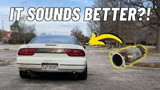 Adding a Magnaflow cat to my SR20 240sx