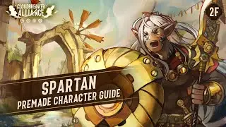 Spartan Premade Character! - Cloudbreaker Alliance TTRPG Beginner's Guide EP2F
