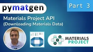 pymatgen tutorial #3: Materials Project API (downloading large materials data sets)