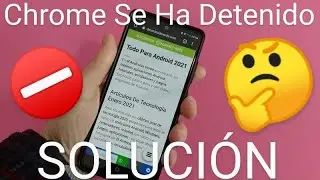 GOOGLE CHROME se ha DETENIDO ¿ Como se SOLUCIONA ? 2024 🤔❓❔